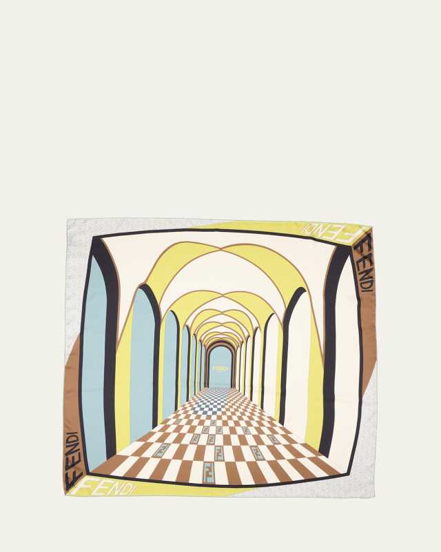 Carre Silk Square Scarf